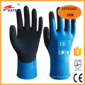 Bessere Grip13Gauge Nylon Palm beschichtete Arbeitssicherheit Sandy Nitril-Handschuhe